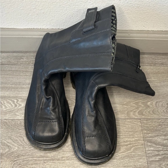 Vintage 90s Dr Martens 9788 Black Leather Moto Boots M7 W8.5 UK Made Unisex RARE - Picture 16 of 16